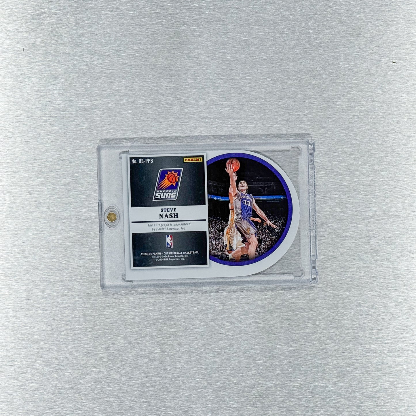 2023-24 Panini Crown Royale Basketball - Phoenix Suns - Steve Nash 21/25 - Majestic Signatures