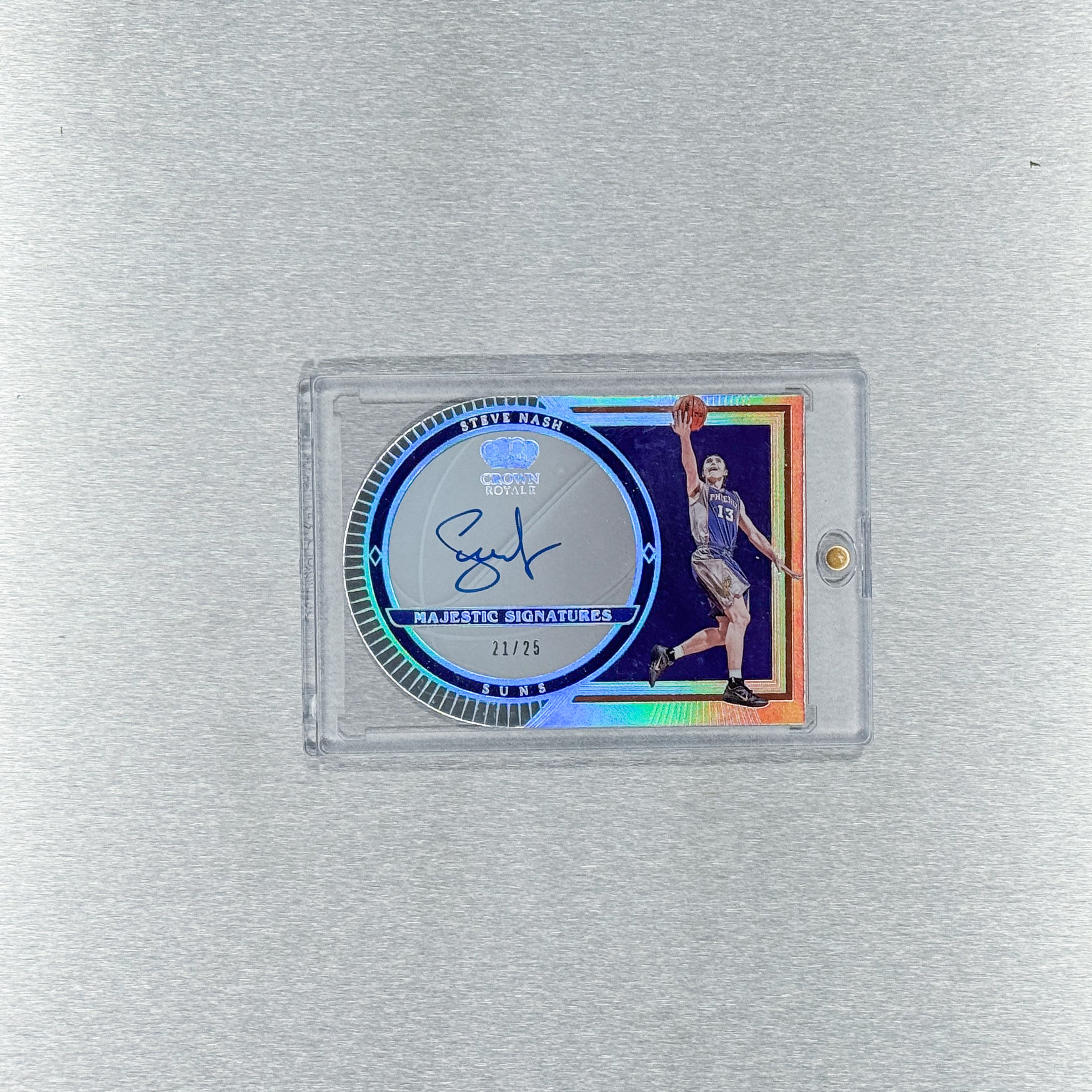 2023-24 Panini Crown Royale Basketball - Phoenix Suns - Steve Nash 21/25 - Majestic Signatures
