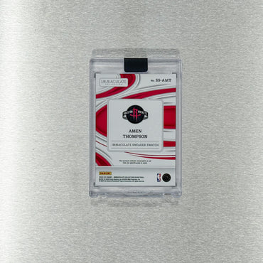 2023-24 Panini Immaculate Basketball – Houston Rockets - Amen Thompson 28/49 - Sneaker Swatches