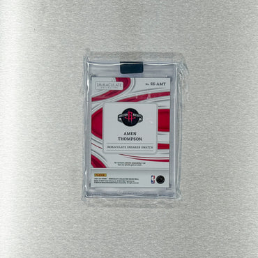 2023-24 Panini Immaculate Basketball – Houston Rockets - Amen Thompson 7/10- Sneaker Swatches