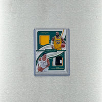 2023-24 Panini Immaculate Basketball  – Immaculate Dual Mem - Victor Wembanyama / LeBron James - Lebron James game worn 91/99