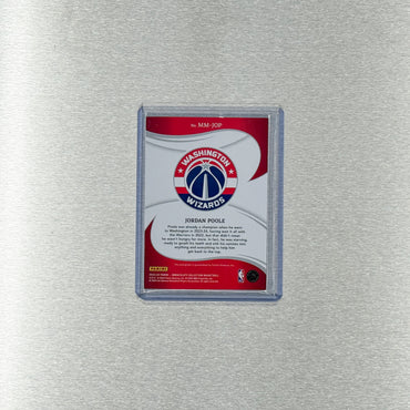 2023-24 Panini Immaculate Basketball  – Washington Wizards - Jordan Poole 5/10 - Modern Marks