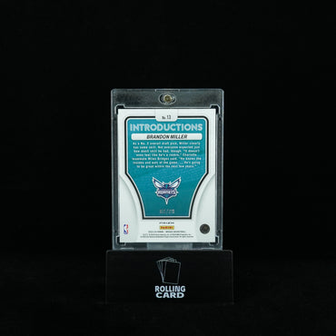 2023-24 Panini Mosaic Basketball - Charlotte Hornets - Brandon Miller - Introductions purple prizm 86/99