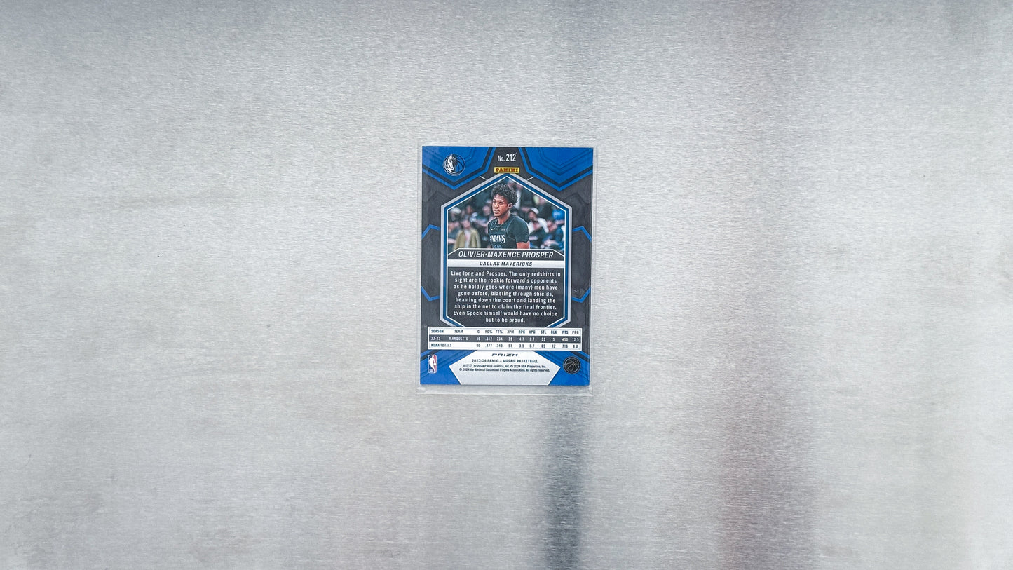 2023-24 Panini Mosaic Basketball - Dallas Mavericks