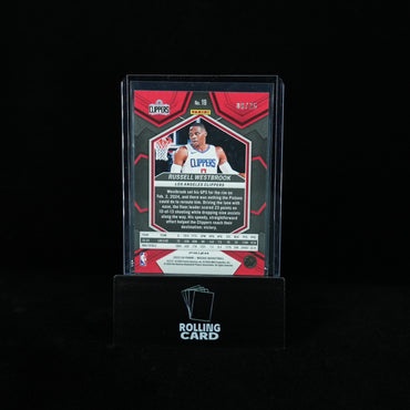 2023-24 Panini Mosaic Basketball - Los Angeles Clippers -Russell Westbrook blue prizm 9/25
