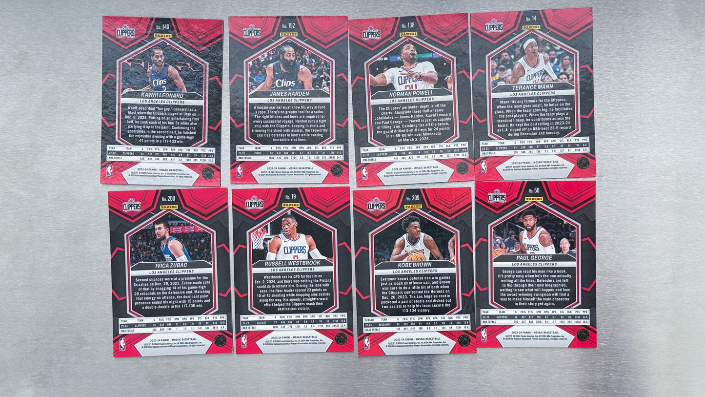 2023-24 Panini Mosaic Basketball - Los Angeles Clippers