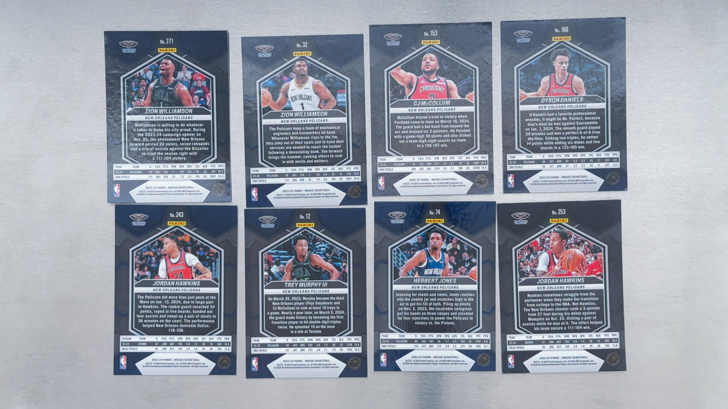 2023-24 Panini Mosaic Basketball - New Orleans Pelicans