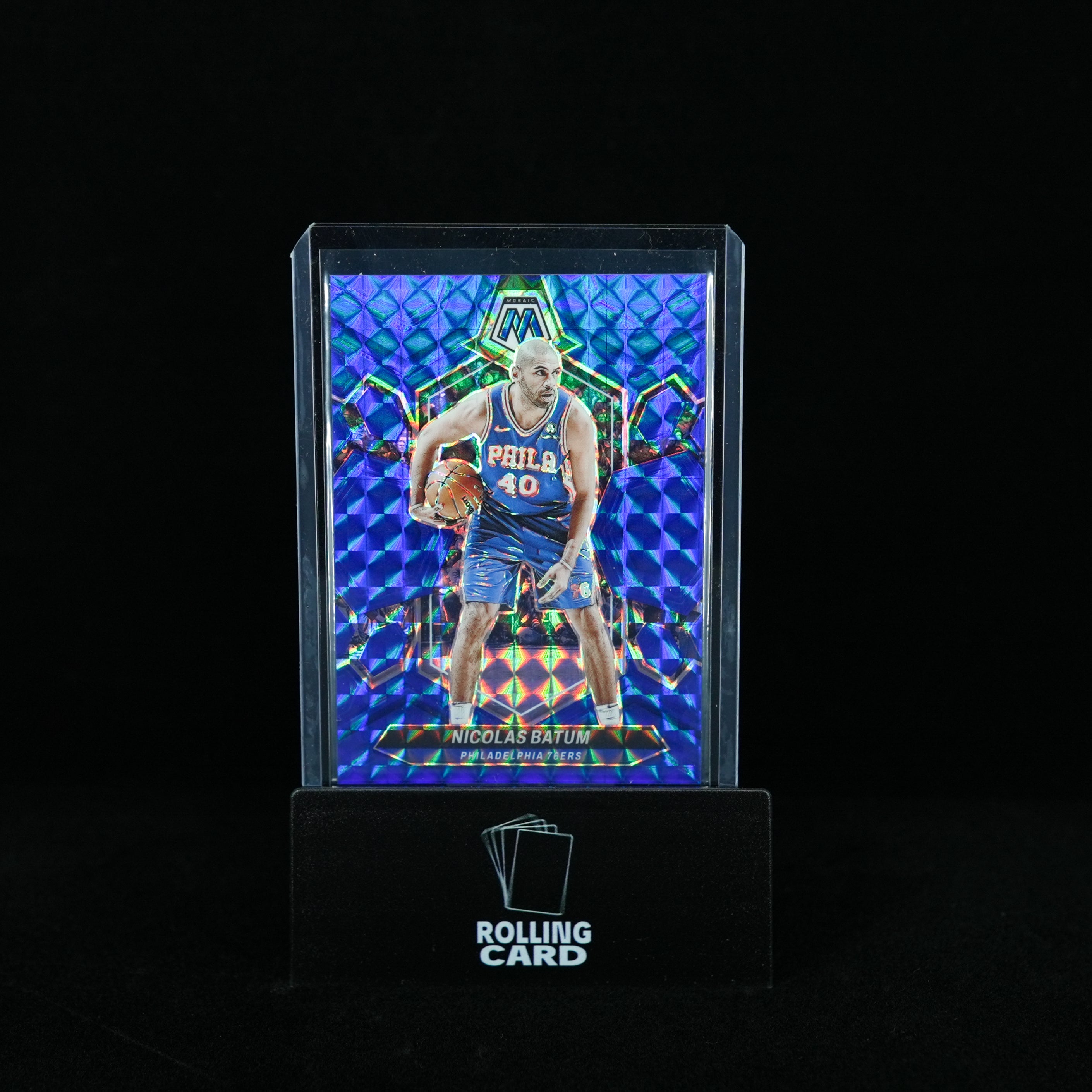 2023-24 Panini Mosaic Basketball - Philadelphia 76ers - Nicolas Batum Blue Prizm 93/199