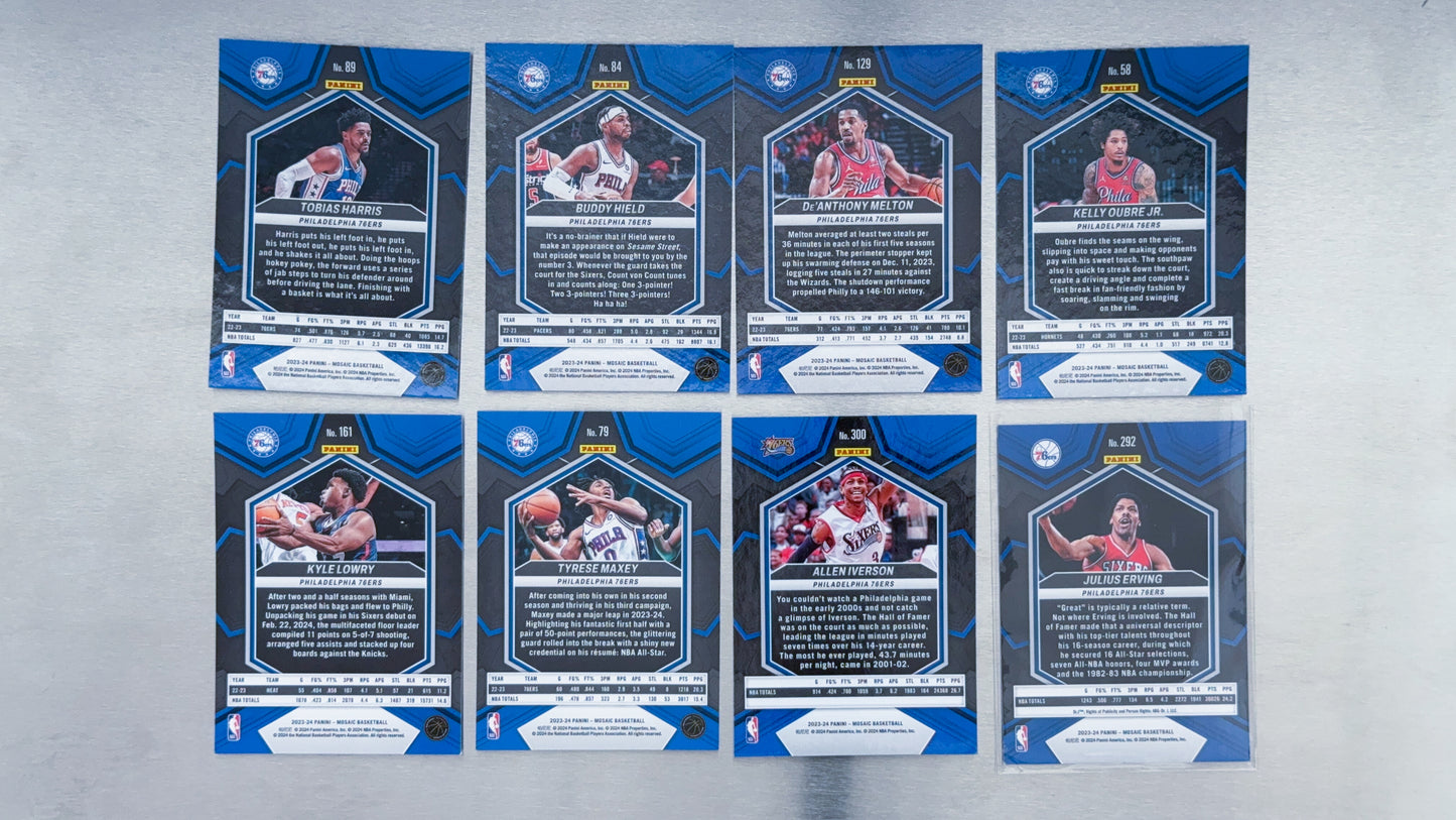 2023-24 Panini Mosaic Basketball - Philadelphia 76ers