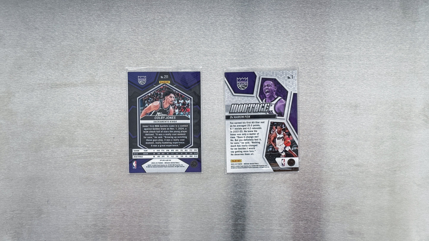 2023-24 Panini Mosaic Basketball - Sacramento Kings