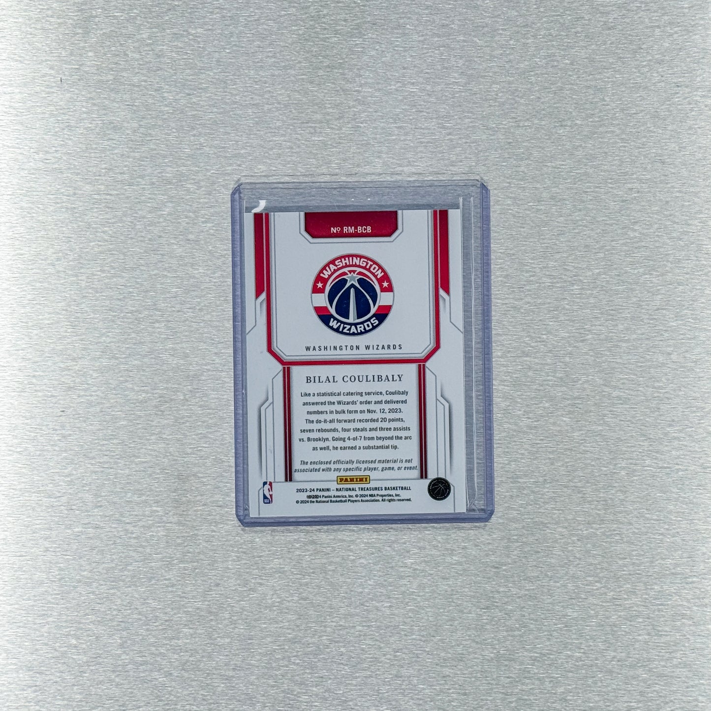 2023-24 Panini National Treasures Basketball - Washington Wizards