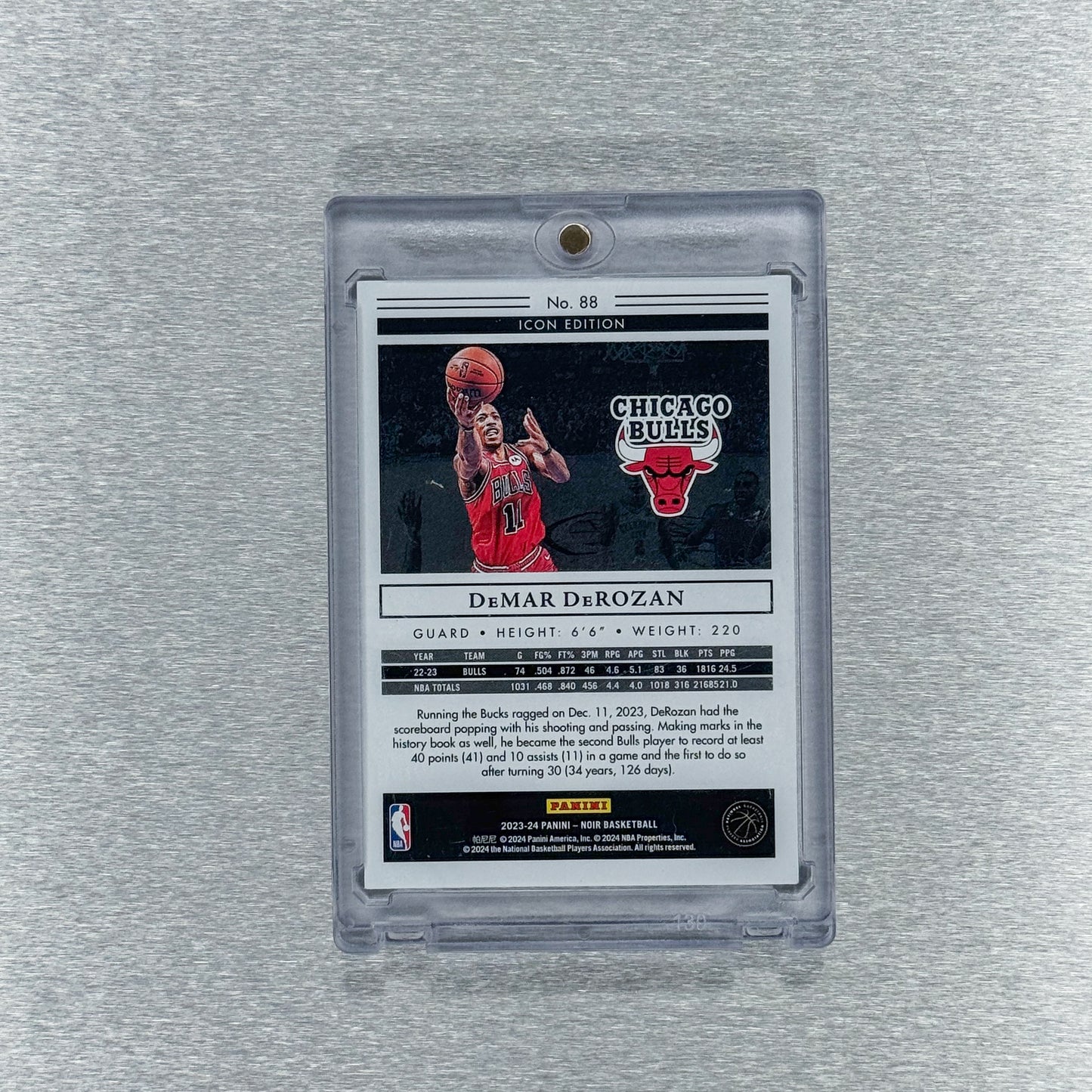 2023-24 Panini Noir Basketball - Chicago Bulls