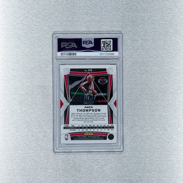 2023-24 Panini Obsidian Basketball - Houston Rockets - Amen Thompson Electric Etch Neon flood PSA10