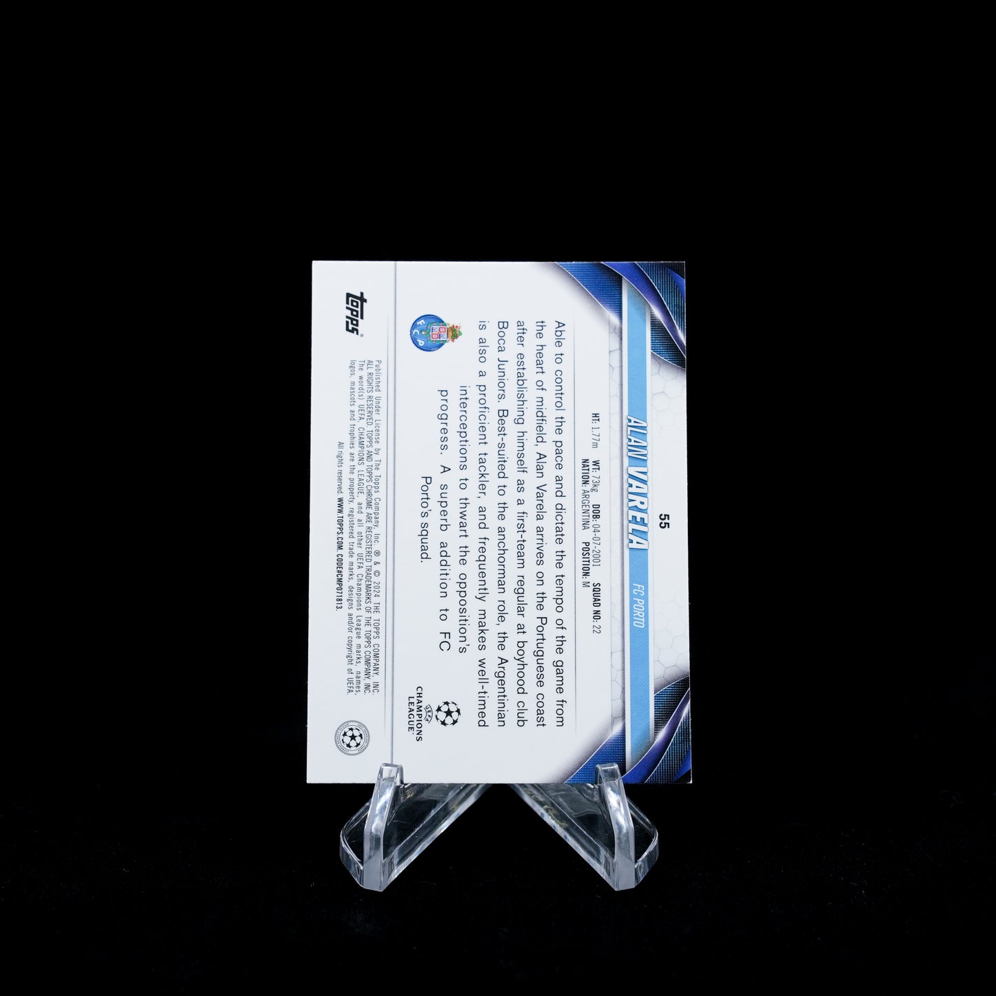 2023-24 Topps Chrome UEFA Club Competitions Soccer - Porto FC - Base Card