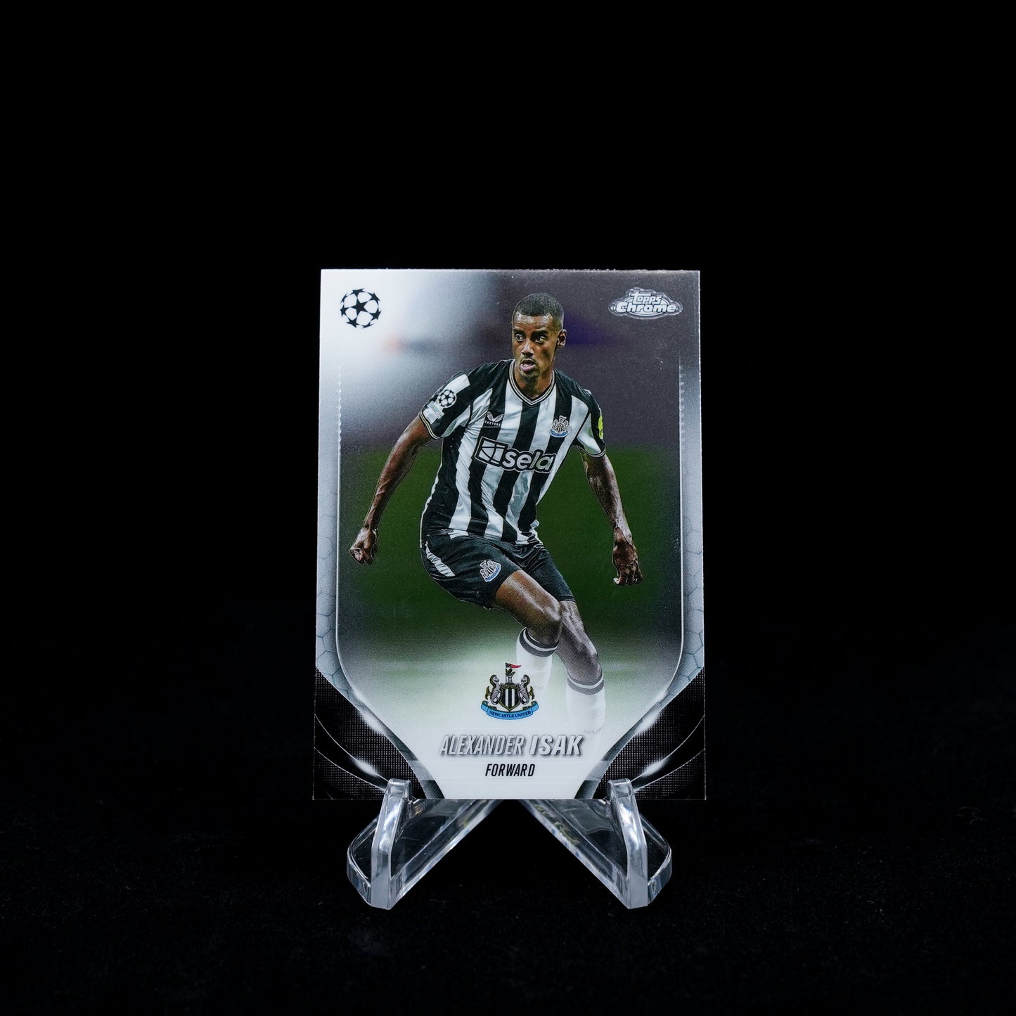 2023-24 Topps Chrome UEFA Club Competitions Soccer-Newcastle United-Base Card