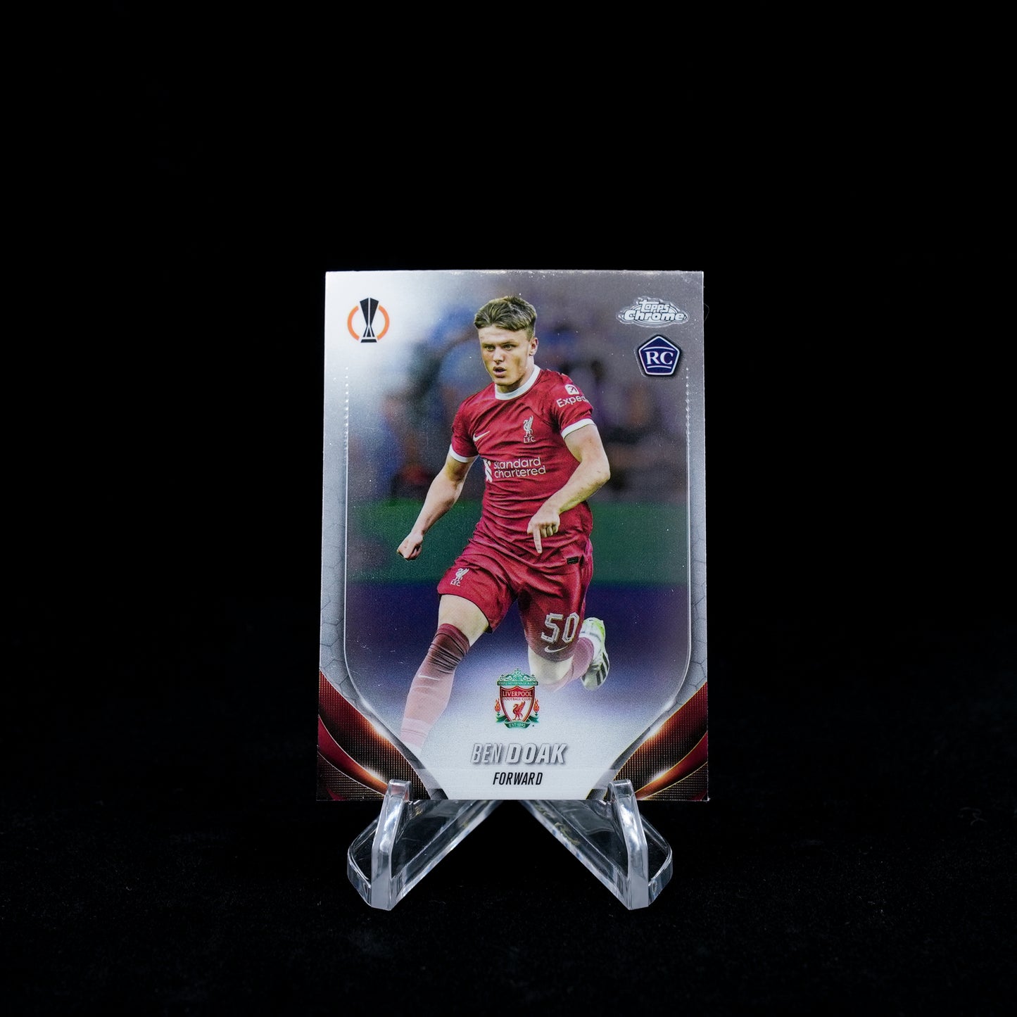 2023-24 Topps Chrome UEFA Club Competitions Soccer-Liverpool FC-Base Card
