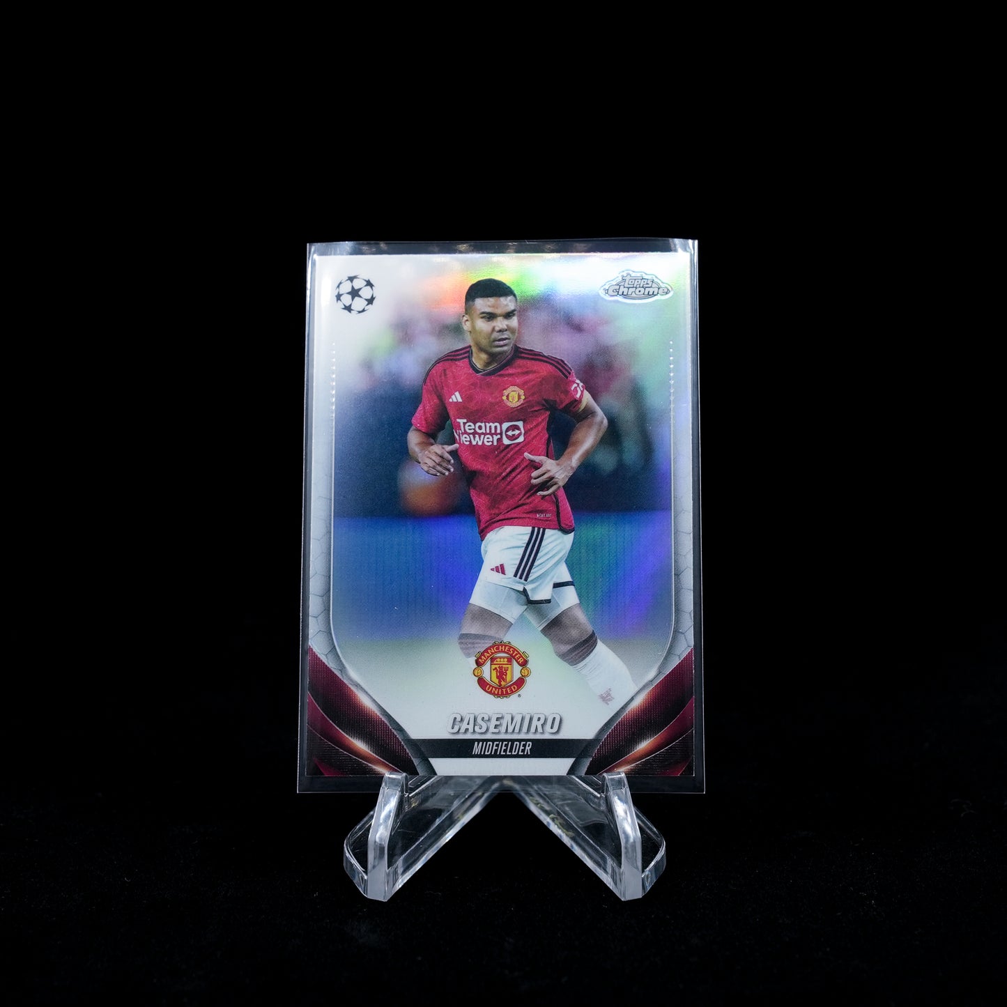 2023-24 Topps Chrome UEFA Club Competitions Soccer-Casemiro-Silver