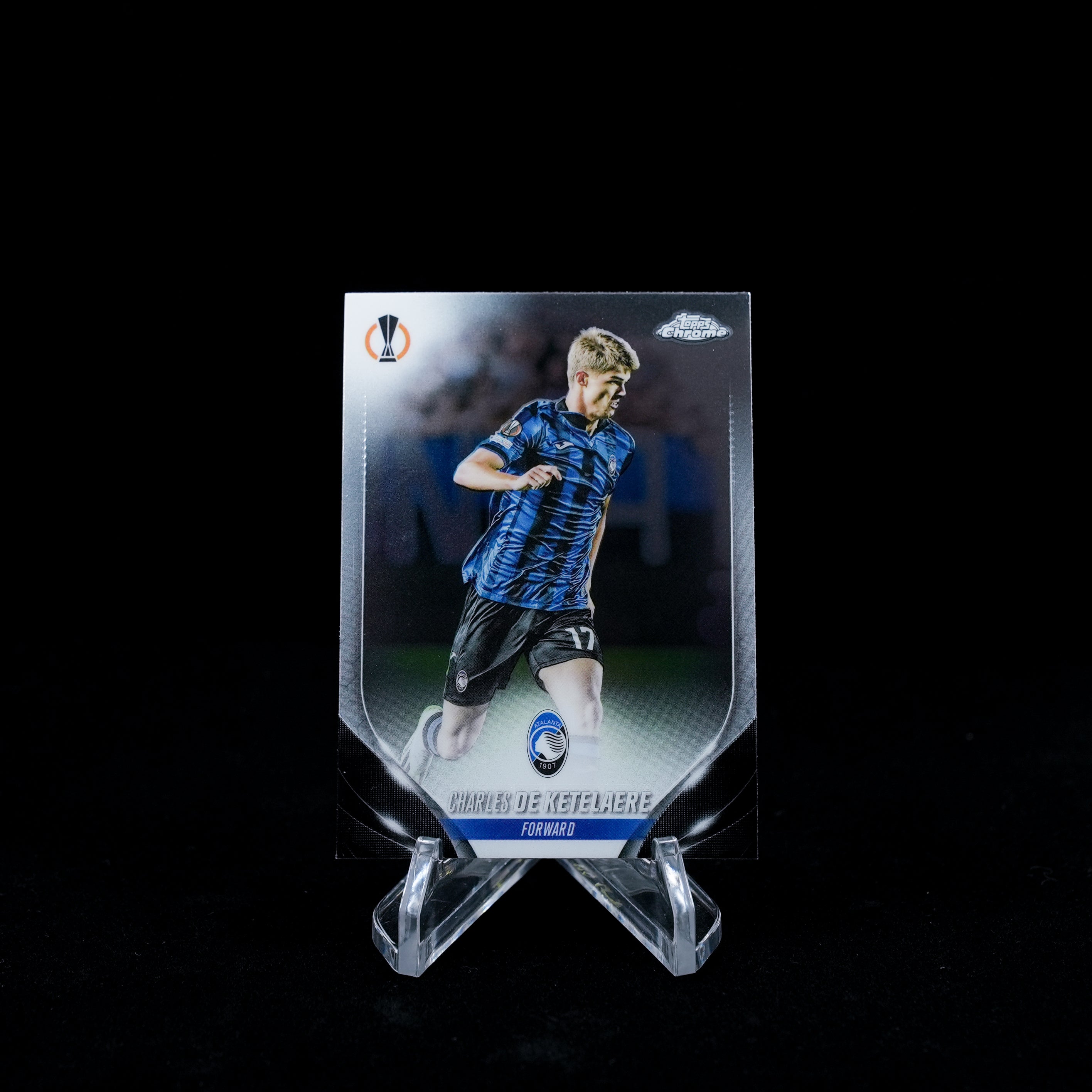 2023-24 Topps Chrome UEFA Club Competitions Soccer-Atalanta BC-Base Card