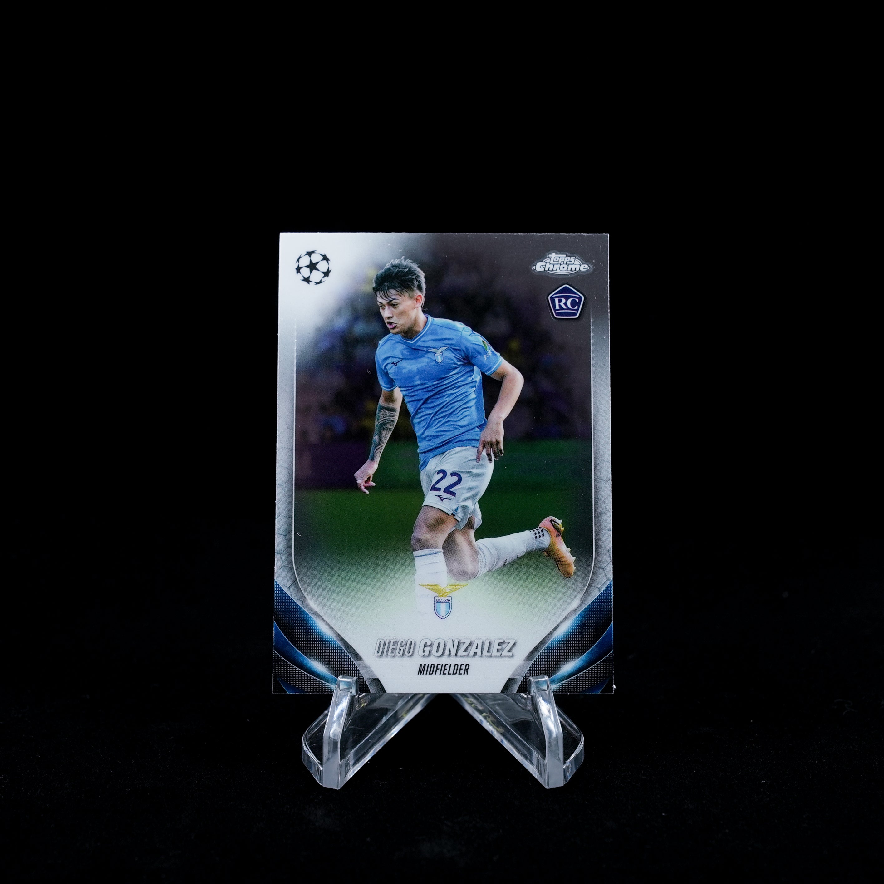 2023-24 Topps Chrome UEFA Club Competitions Soccer-SS Lazio-Base Card