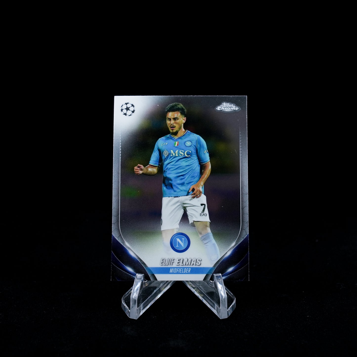 2023-24 Topps Chrome UEFA Club Competitions Soccer-SSC napoli-Base Card