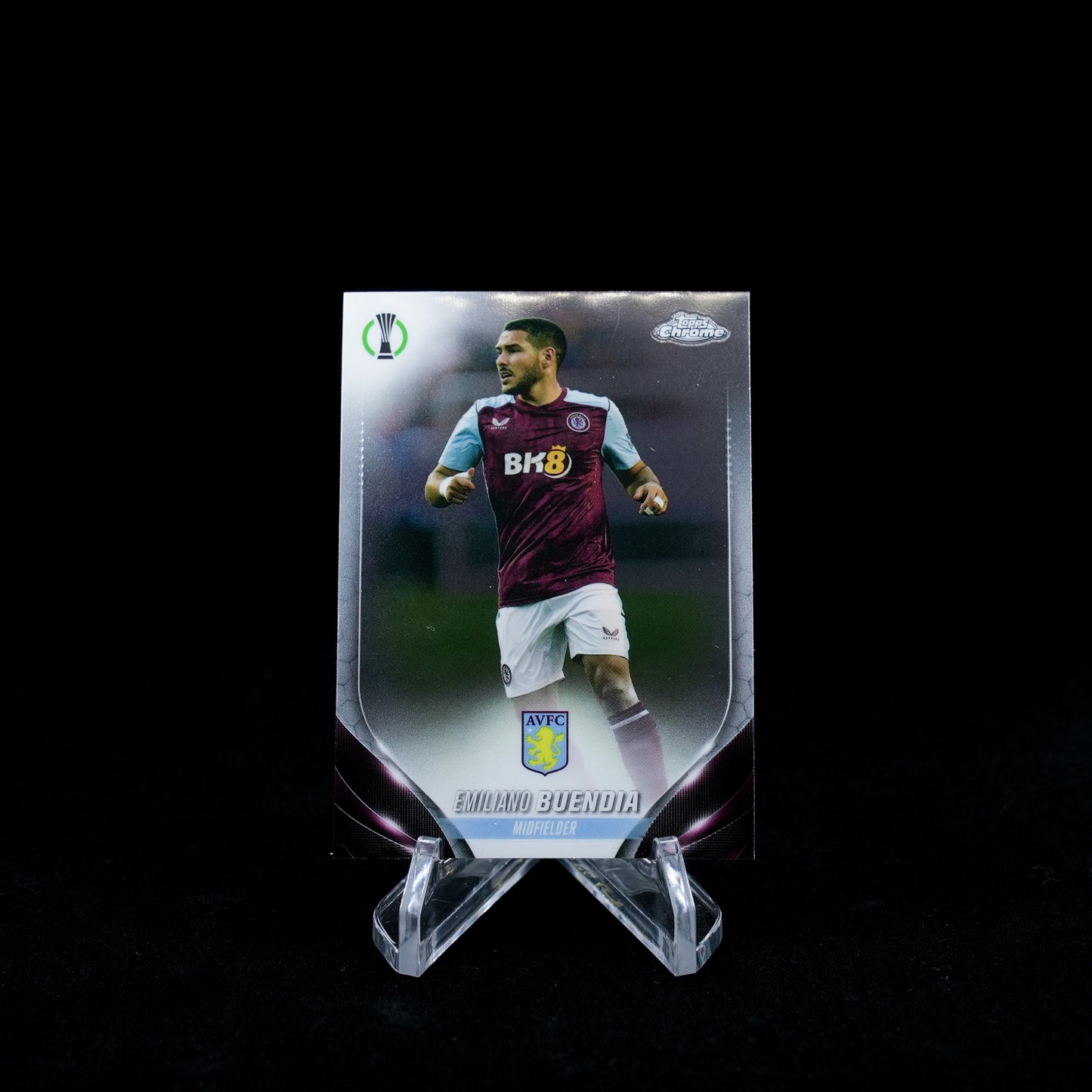 2023-24 Topps Chrome UEFA Club Competitions Soccer-Aston Villa-Base Card