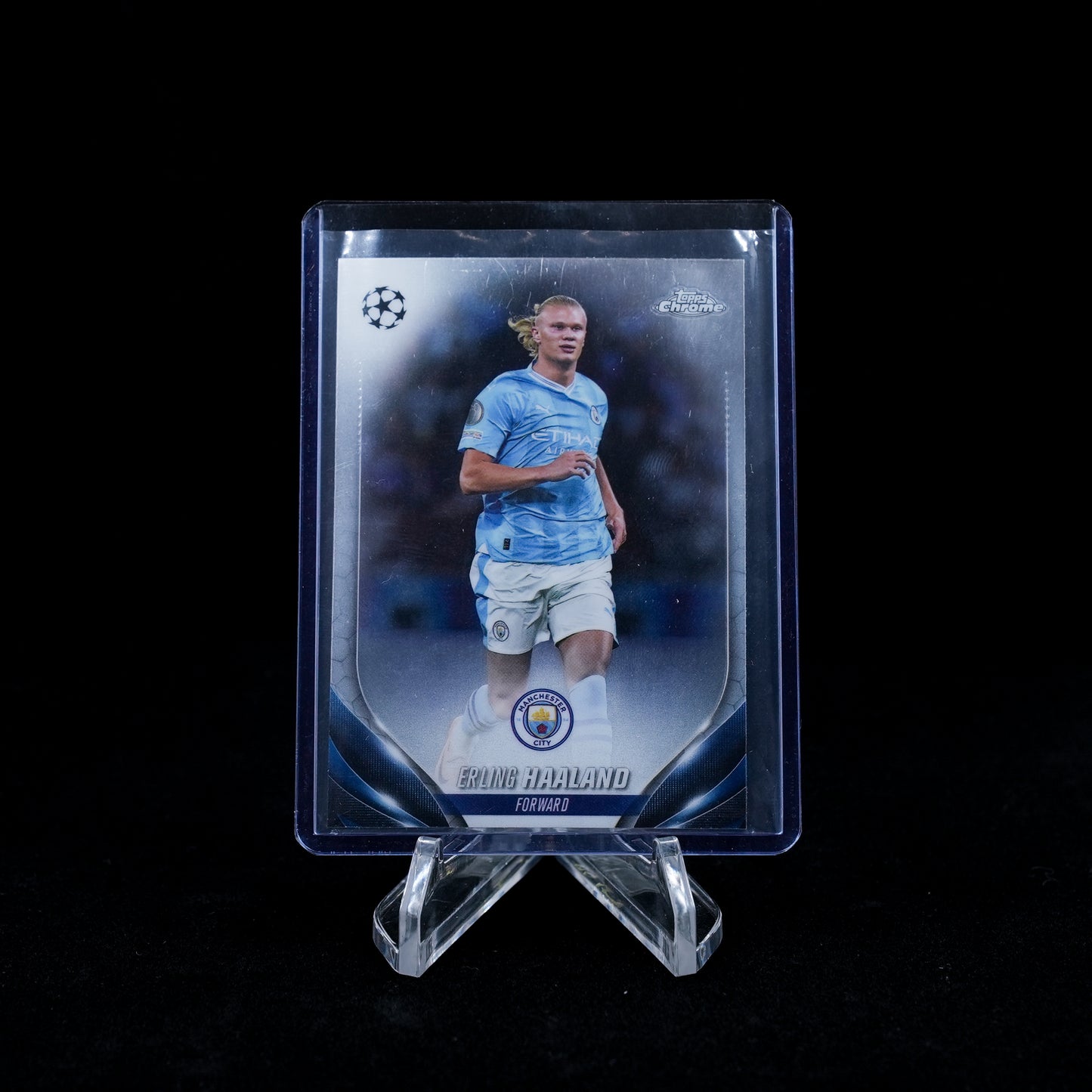 2023-24 Topps Chrome UEFA Club Competitions Soccer-Manchester City-Base Card