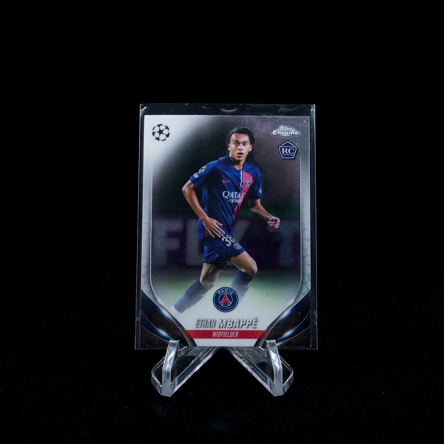 2023-24 Topps Chrome UEFA Club Competitions Soccer-PSG Paris Saint-Germain FC-Base Card