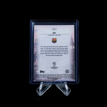 2023-24 Topps Chrome UEFA Club Competitions Soccer-Gavi-London Call