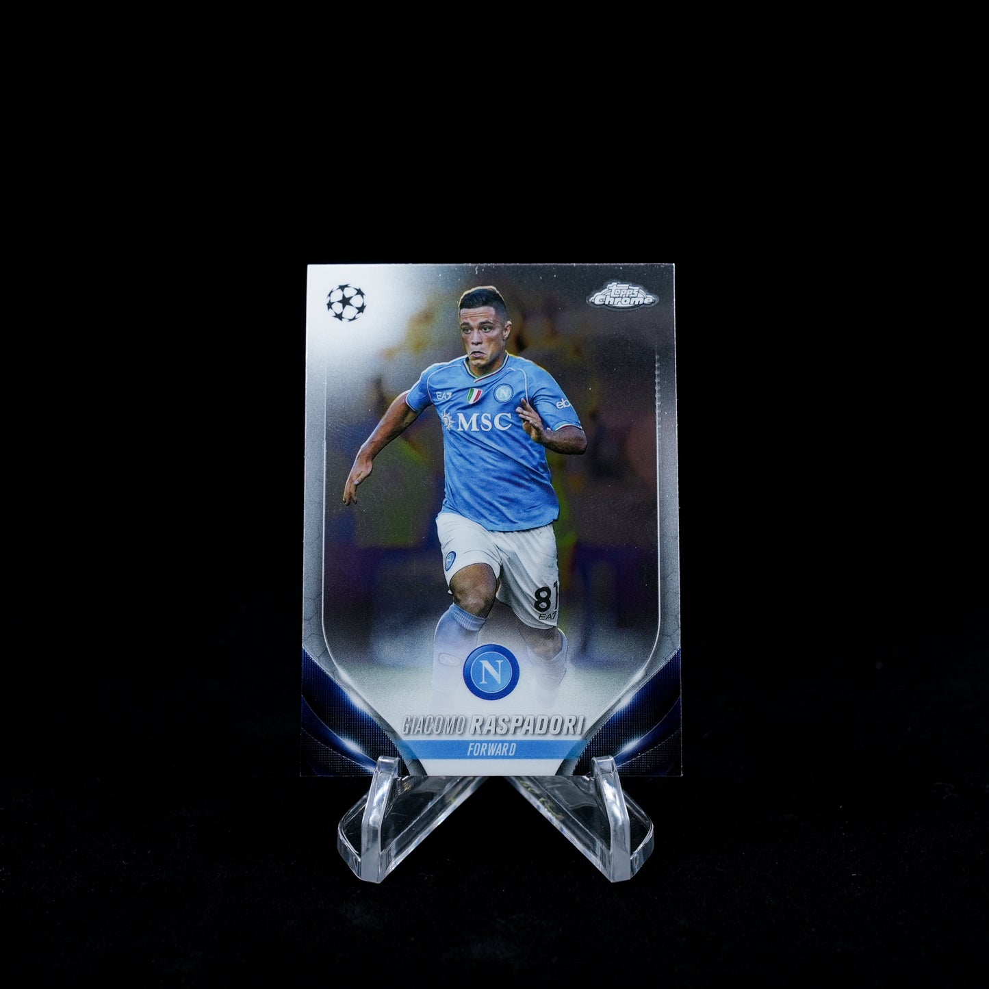 2023-24 Topps Chrome UEFA Club Competitions Soccer-SSC napoli-Base Card