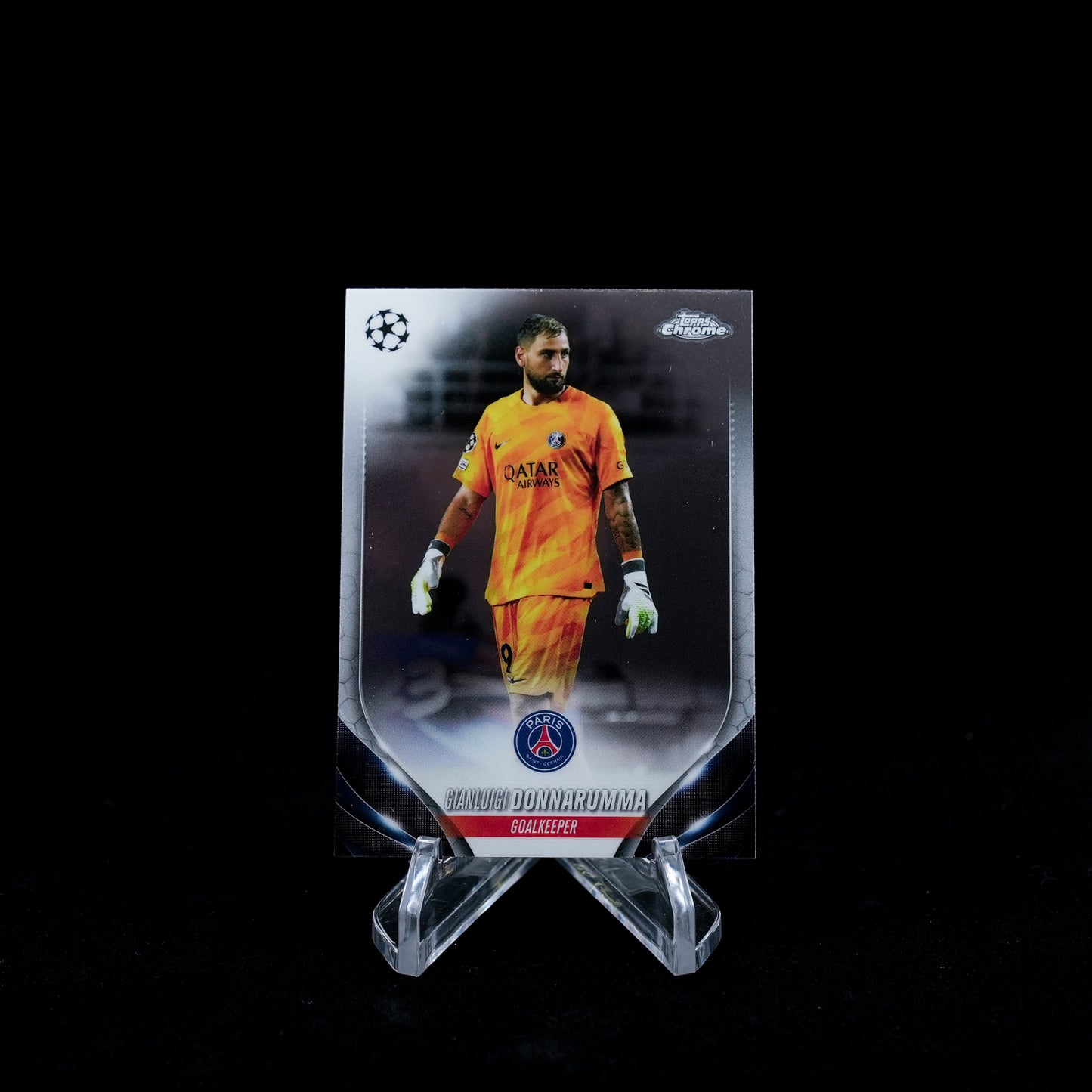2023-24 Topps Chrome UEFA Club Competitions Soccer-PSG Paris Saint-Germain FC-Base Card