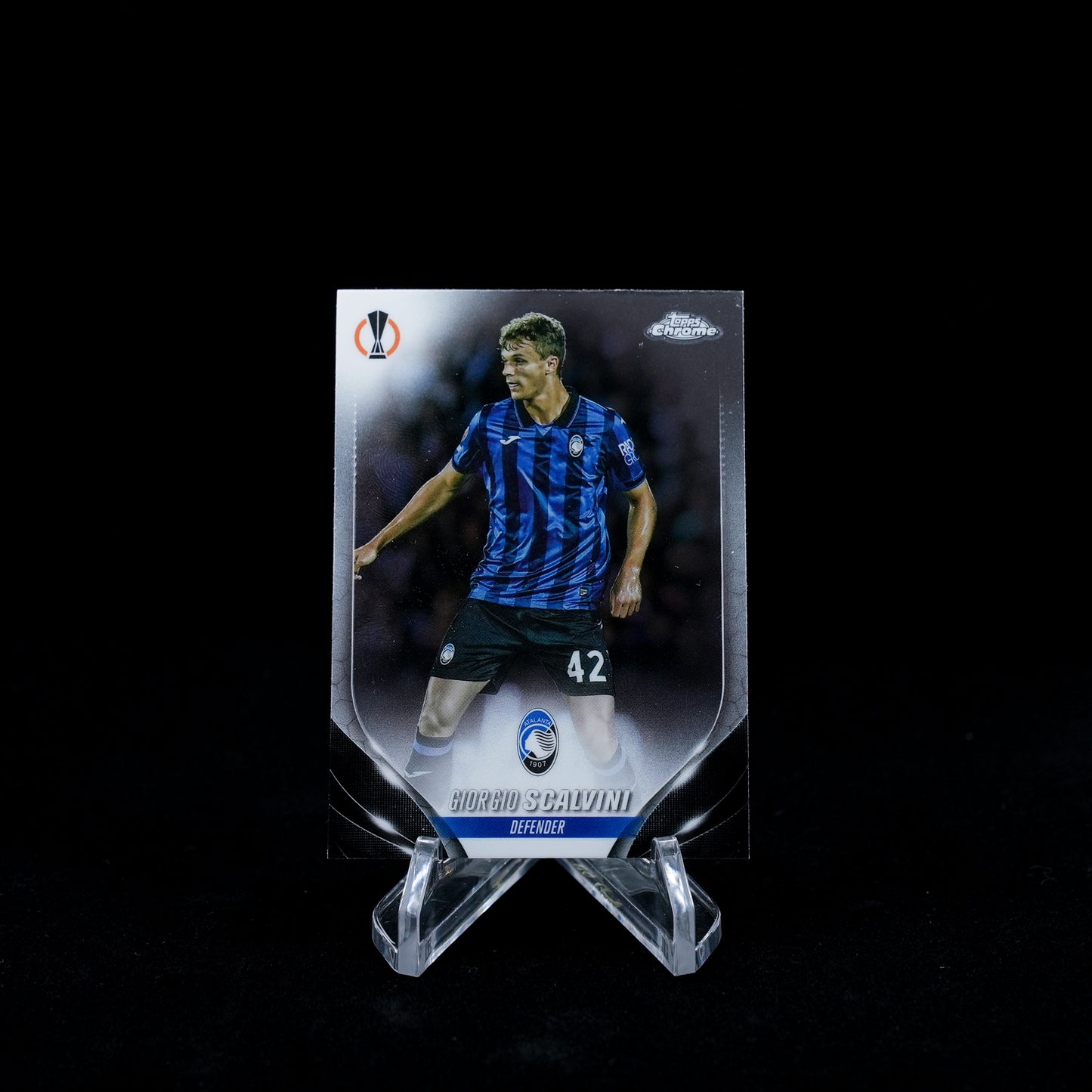 2023-24 Topps Chrome UEFA Club Competitions Soccer-Atalanta BC-Base Card