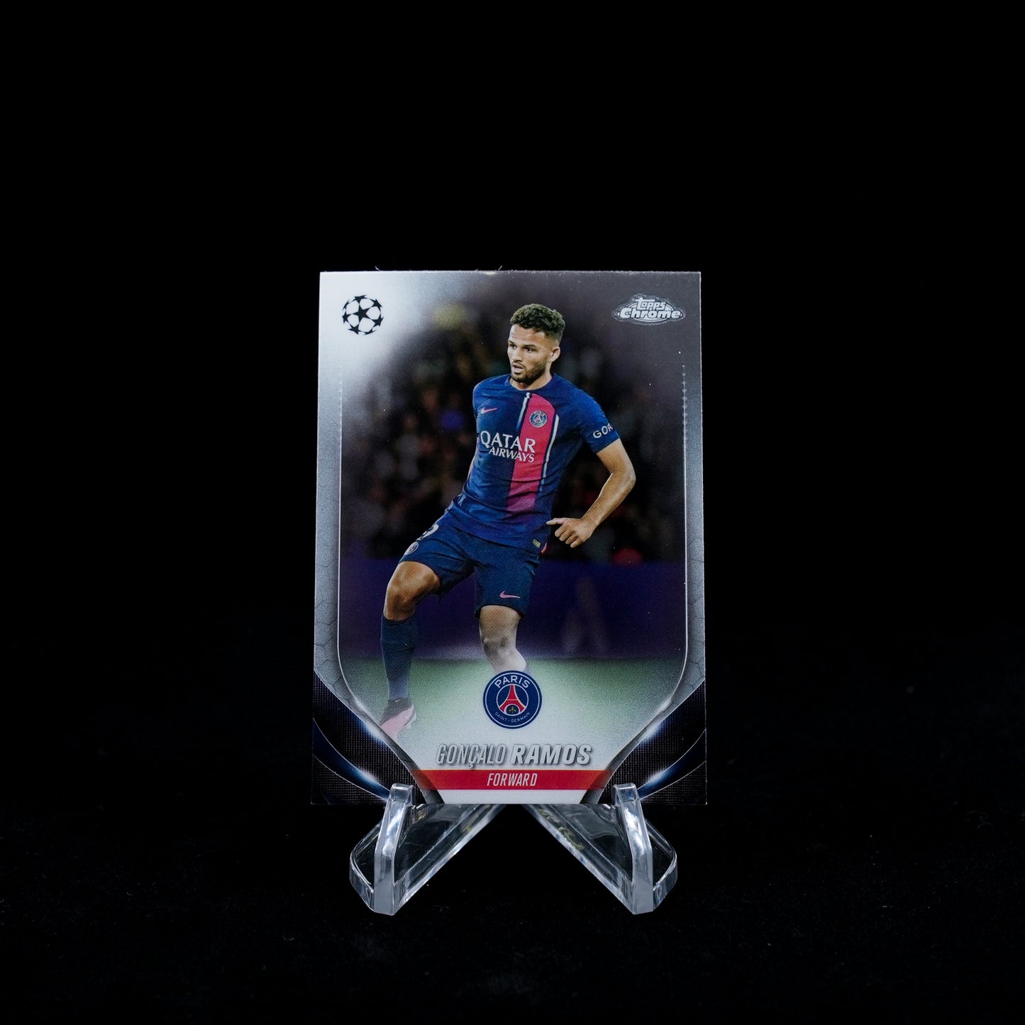 2023-24 Topps Chrome UEFA Club Competitions Soccer-PSG Paris Saint-Germain FC-Base Card