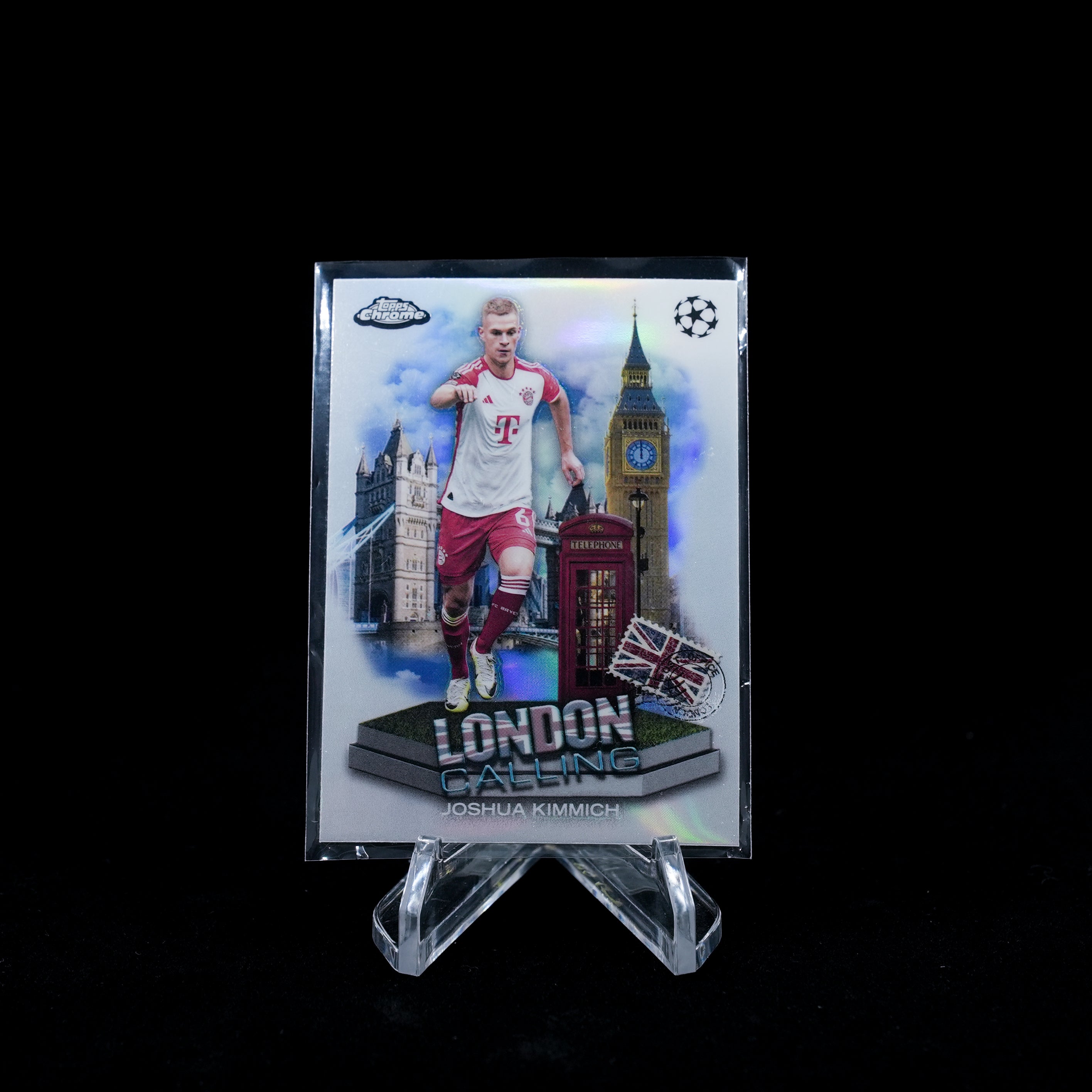 2023-24 Topps Chrome UEFA Club Competitions Soccer-Joshua Kimmich-London Call