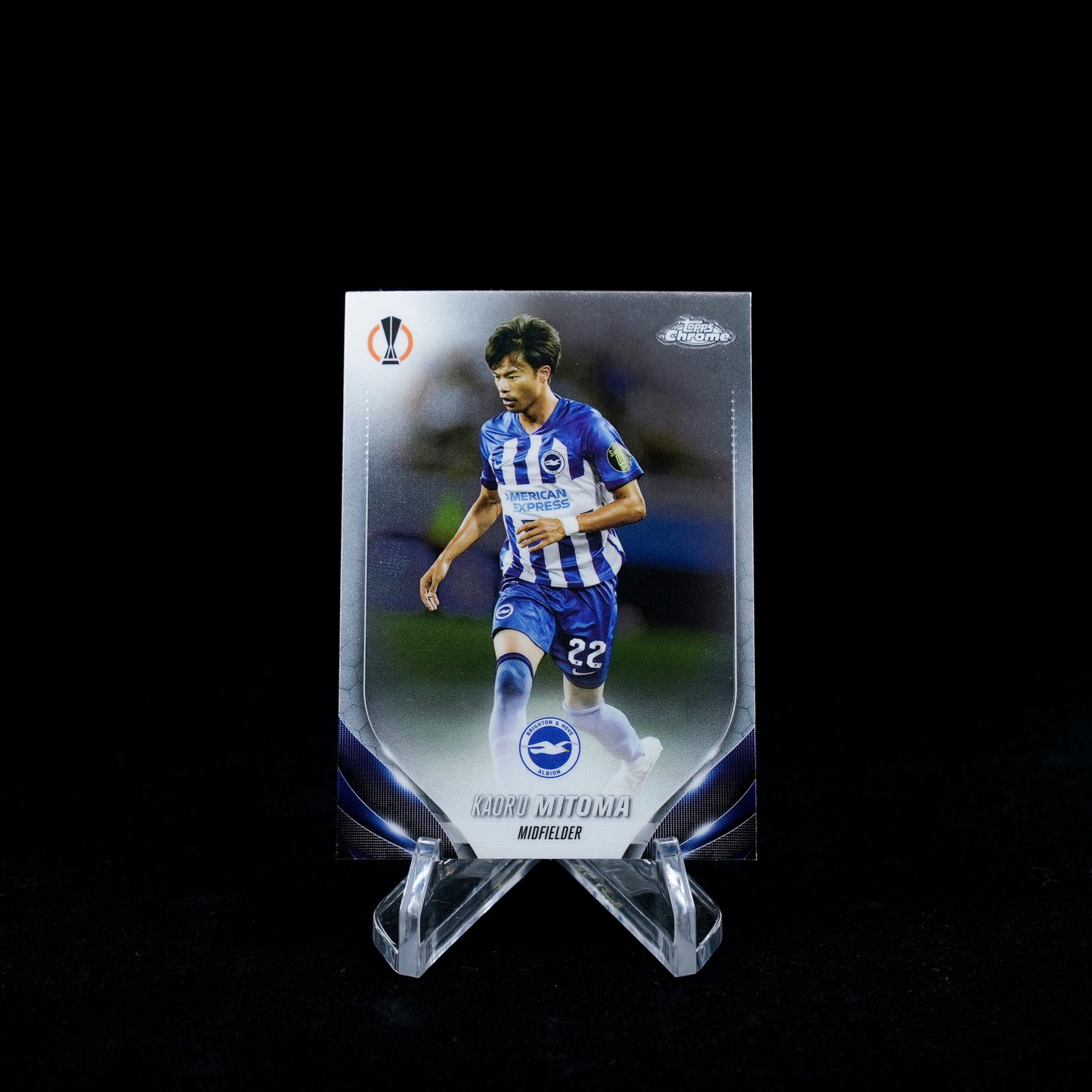 2023-24 Topps Chrome UEFA Club Competitions Soccer-Brighton FC-Base Card