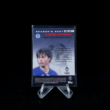 2023-24 Topps Chrome UEFA Club Competitions Soccer-Kaoru Mitoma-Shooting Stars