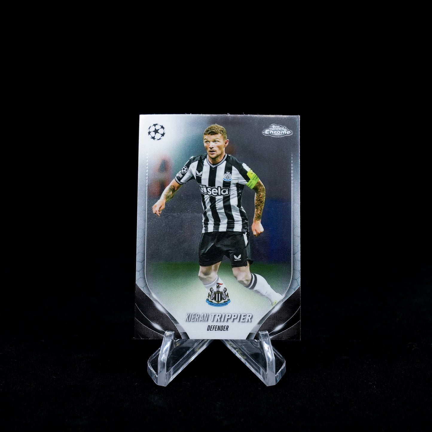 2023-24 Topps Chrome UEFA Club Competitions Soccer-Newcastle United-Base Card
