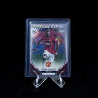 2023-24 Topps Chrome UEFA Club Competitions Soccer-Kobbie Mainoo