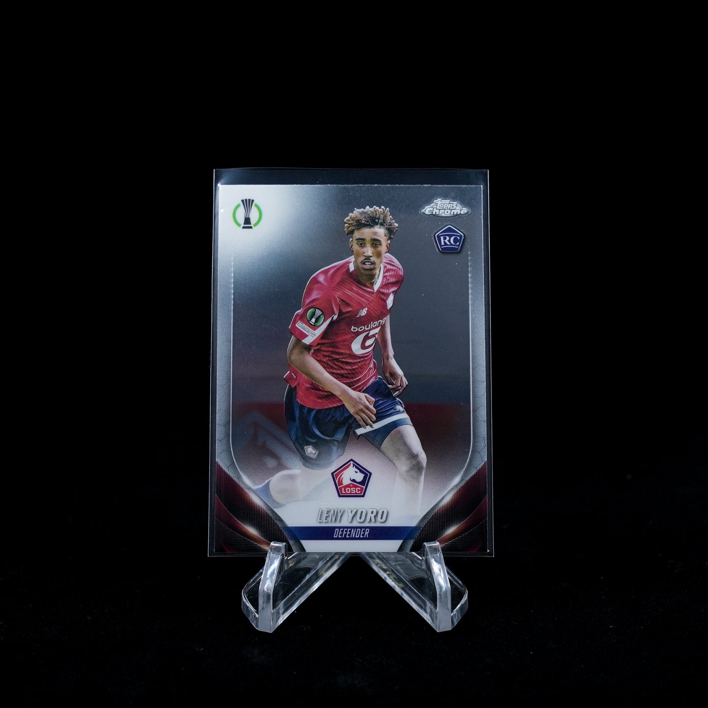 2023-24 Topps Chrome UEFA Club Competitions Soccer-Lille OSC-Base Card
