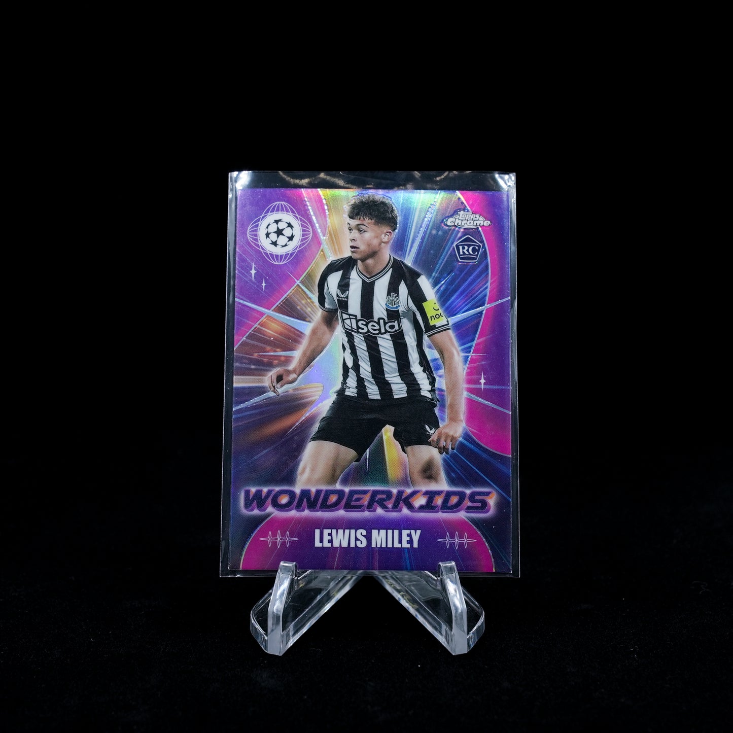 2023-24 Topps Chrome UEFA Club Competitions Soccer-Lewis Miley-WonderKids
