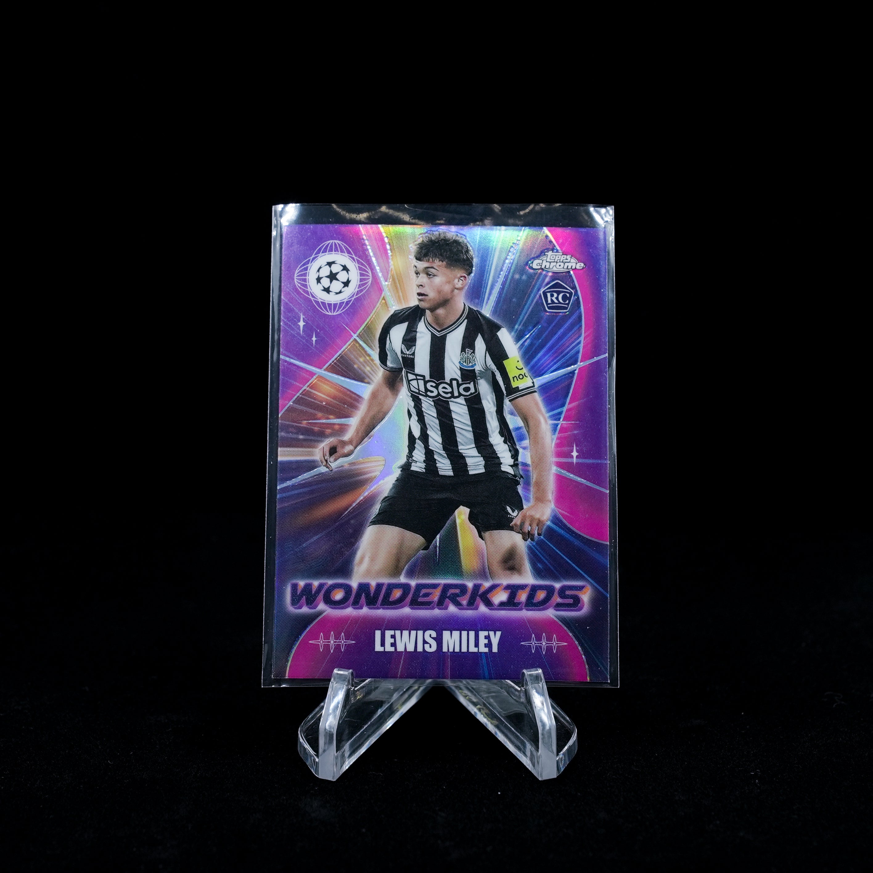 2023-24 Topps Chrome UEFA Club Competitions Soccer-Lewis Miley-WonderKids