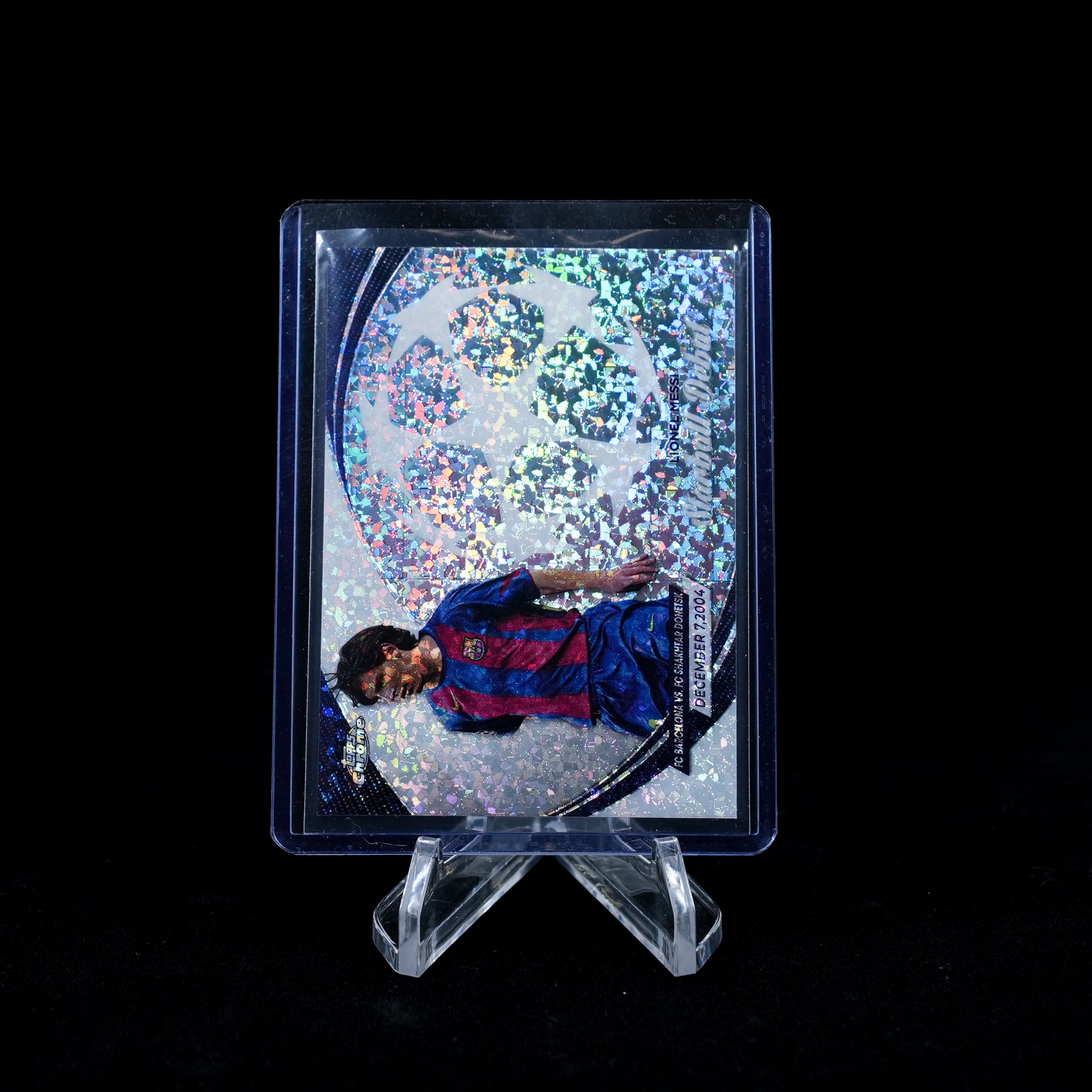 2023-24 Topps Chrome UEFA Club Competitions Soccer-Lionel Messi StarBall Debuts
