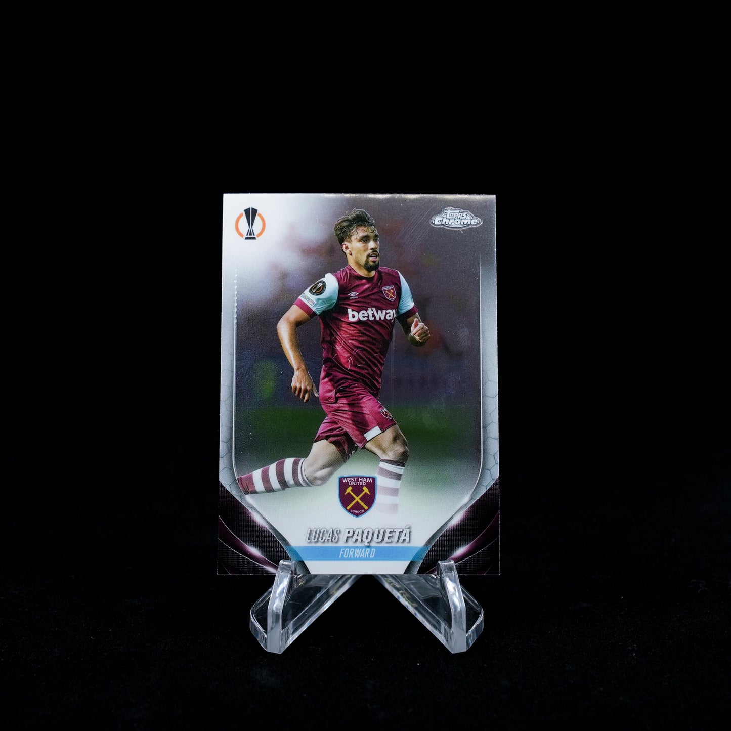 2023-24 Topps Chrome UEFA Club Competitions Soccer-West Ham-Base Card
