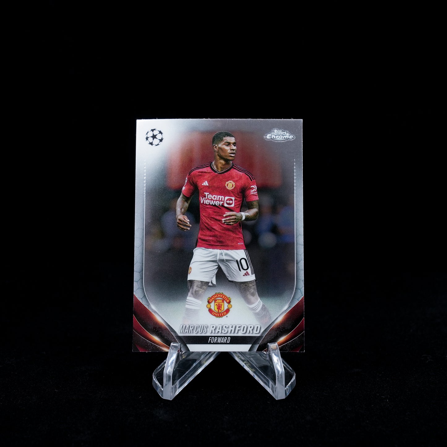 2023-24 Topps Chrome UEFA Club Competitions Soccer-Manchester United-Base Card
