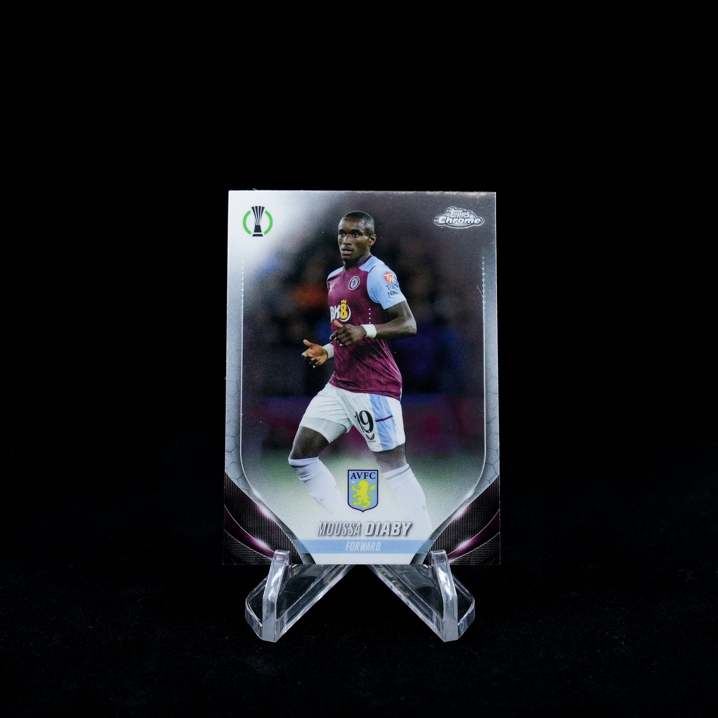 2023-24 Topps Chrome UEFA Club Competitions Soccer-Aston Villa-Base Card