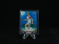 2023-24 Topps Chrome UEFA Club Competitions Soccer-Nicolas Seiwald-Blue Geometric /150
