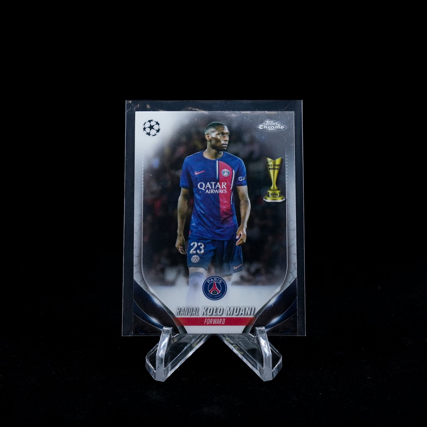 2023-24 Topps Chrome UEFA Club Competitions Soccer-PSG Paris Saint-Germain FC-Base Card