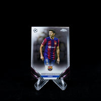 2023-24 Topps Chrome UEFA Club Competitions Soccer-FC Barcelona-Base Card