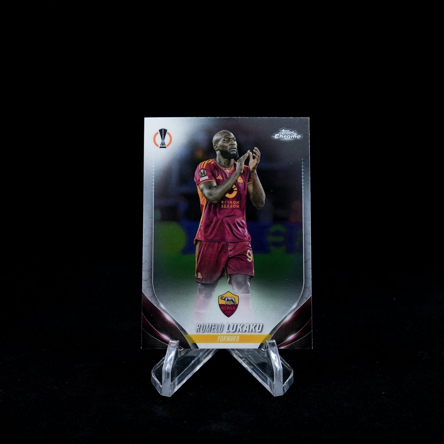 2023-24 Topps Chrome UEFA Club Competitions Soccer-AS Roma-Base Card