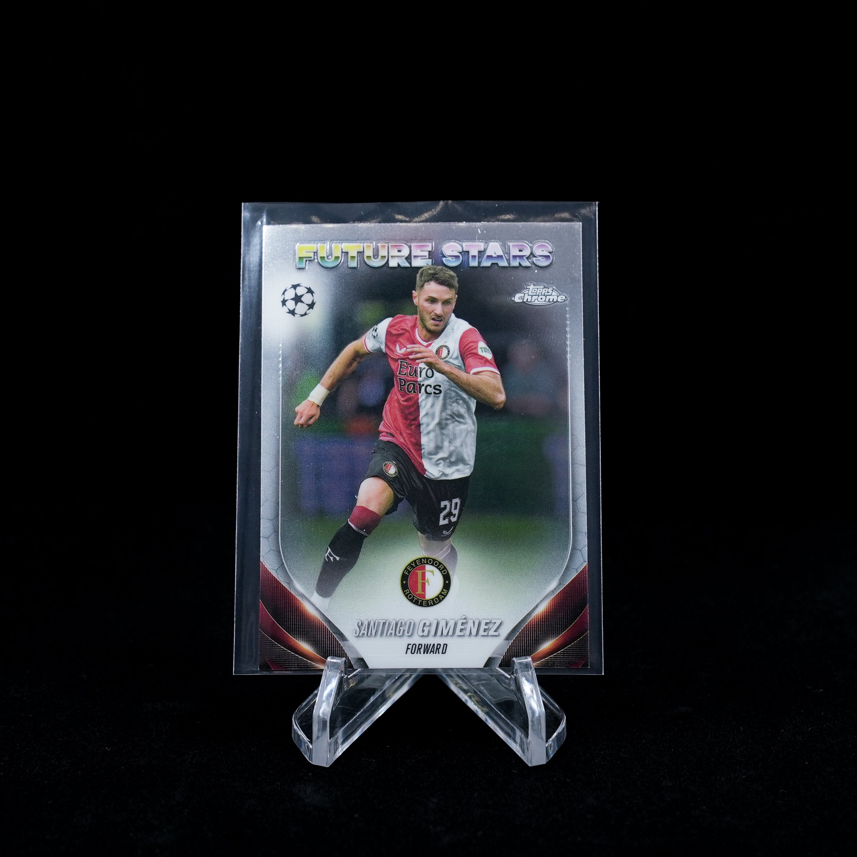 2023-24 Topps Chrome UEFA Club Competitions Soccer-Santiago Giménez-Future Stars