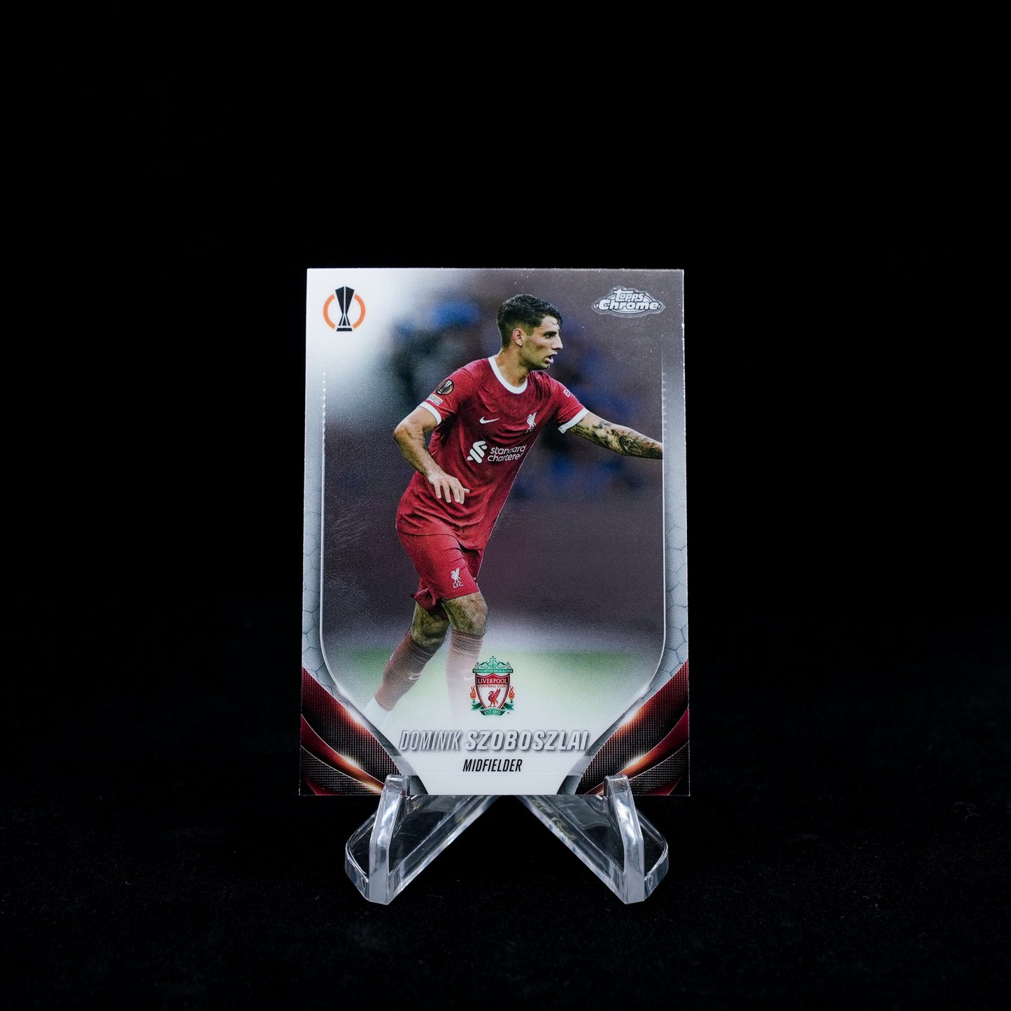 2023-24 Topps Chrome UEFA Club Competitions Soccer-Liverpool FC-Base Card